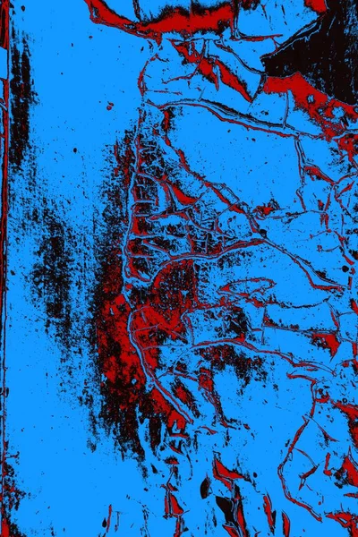 Çizik ve çatlaklarla metal doku