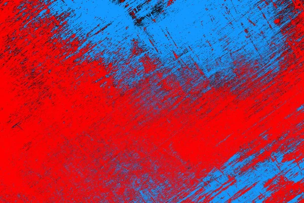 Neon kırmızı ve mavi renkli grunge duvar dokusu arkaplanı