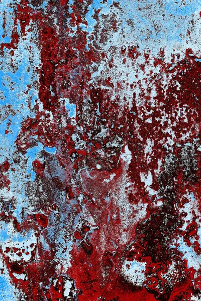 Dökülen boya paslı metal dokusu