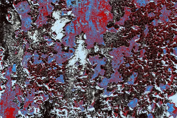 Dökülen boya paslı metal dokusu