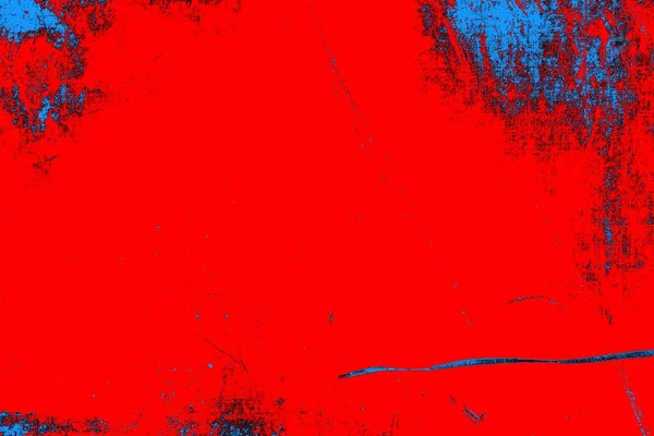 Neon kırmızı ve mavi renkli grunge duvar dokusu arkaplanı