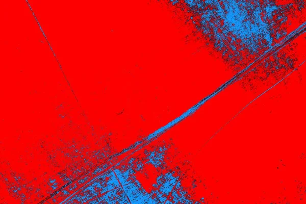Неоновий Червоний Синій Кольоровий Гранжевий Фон Текстури Стін — стокове фото