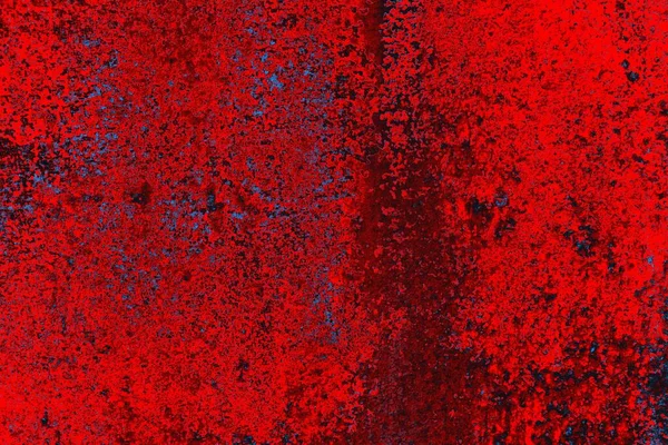 Parlak kırmızı ve mavi renkli grunge duvar dokusu arkaplanı