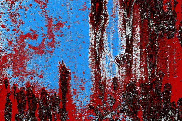 Roter Blauer Und Schwarzer Grunge Hintergrund — Stockfoto