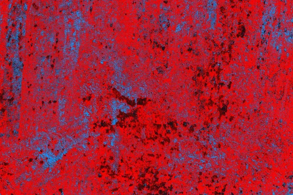 Parlak kırmızı ve mavi renkli grunge duvar dokusu arkaplanı