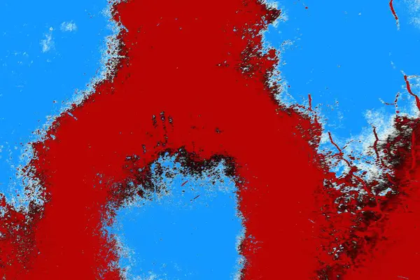 Duvar dokusu arkaplanı eski boyayla soyulmuş 