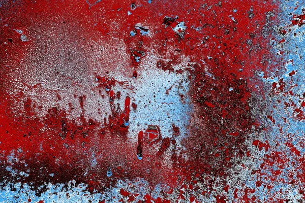 Dökülen boya paslı metal dokusu