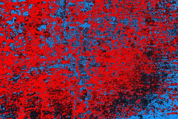 Kırmızı ve mavi renkli grunge duvar dokusu arkaplanı