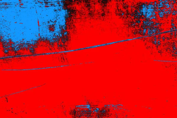 Neon kırmızı ve mavi renkli grunge duvar dokusu arkaplanı