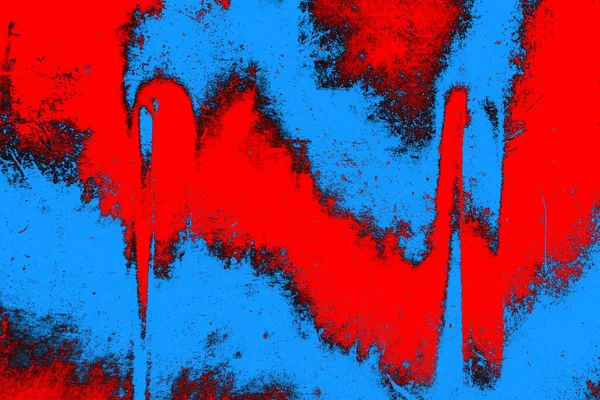 Kırmızı ve mavi renkli grunge duvar dokusu arkaplanı
