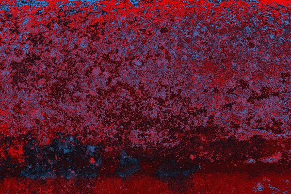 Neon Rosso Blu Grunge Parete Texture Sfondo — Foto Stock