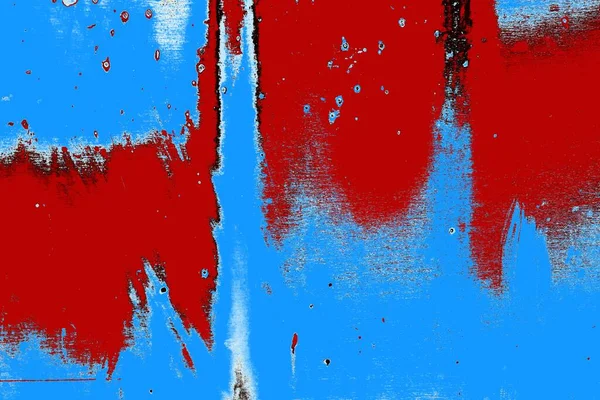 Red Blue Black Colored Grunge Wall Texture Background — Stock Photo, Image