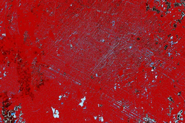 Kırık tarih arkaplanı olan kırmızı, mavi ve siyah grunge duvar