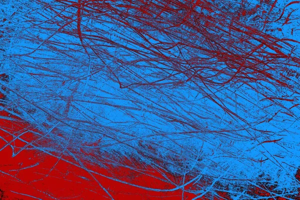 Çizik ve çatlaklarla metal doku