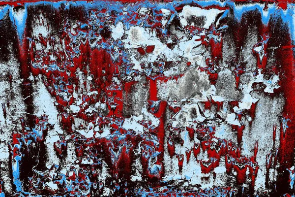 Dökülen boya paslı metal dokusu