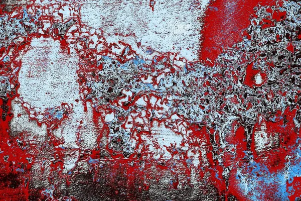 Dökülen boya paslı metal dokusu