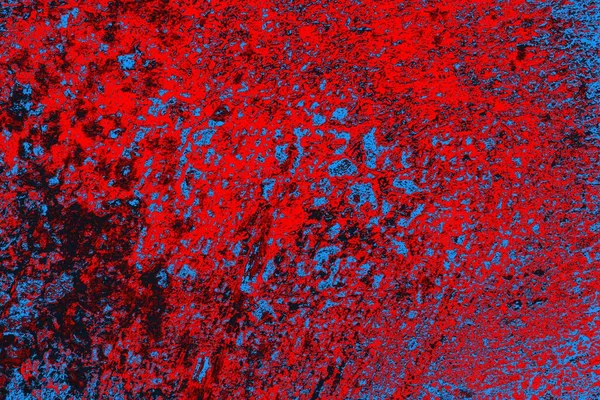 Kırmızı ve mavi renkli grunge duvar dokusu arkaplanı