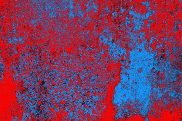Kırmızı ve mavi renkli grunge duvar dokusu arkaplanı