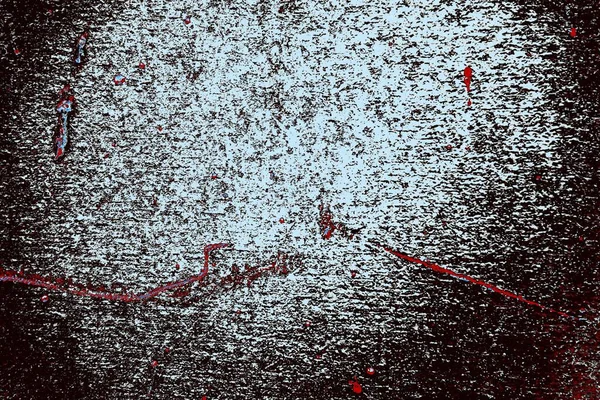 Kırık tarih arkaplanı olan kırmızı, mavi ve siyah grunge duvar