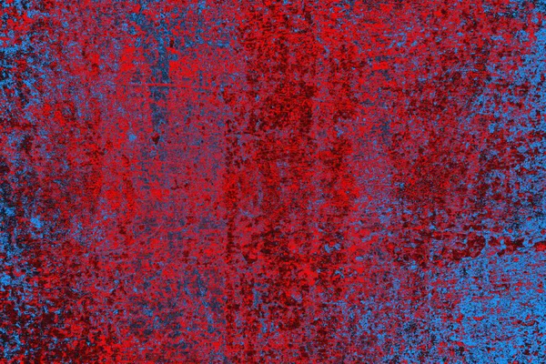 Kırmızı ve mavi renkli grunge duvar dokusu arkaplanı