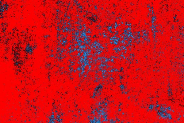 Neon kırmızı ve mavi renkli grunge duvar dokusu arkaplanı