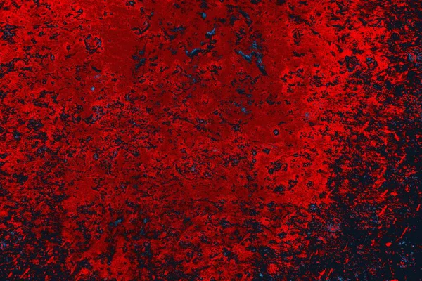 Kırmızı ve mavi renkli grungy duvar, desenli arka plan