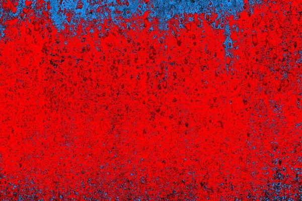 Parlak kırmızı ve mavi renkli grunge duvar dokusu arkaplanı