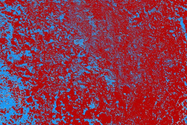 Kırık tarih arkaplanı olan kırmızı, mavi ve siyah grunge duvar
