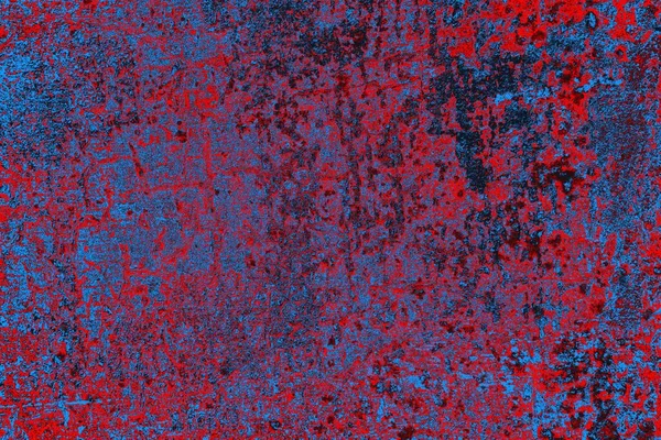 Kırmızı ve mavi renkli grunge duvar dokusu arkaplanı