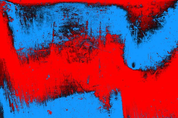 Kırmızı ve mavi renkli grunge duvar dokusu arkaplanı