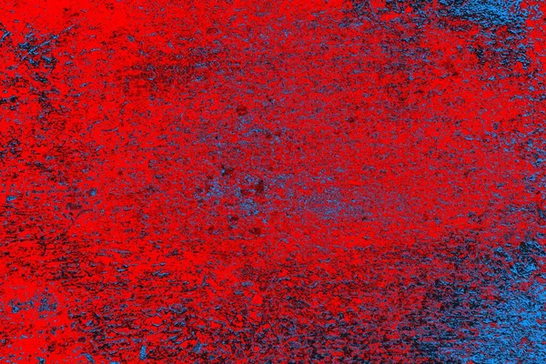 Crimson Rood Blauw Gekleurde Grunge Muur Textuur Achtergrond — Stockfoto