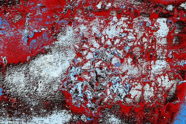 Dökülen boya paslı metal dokusu