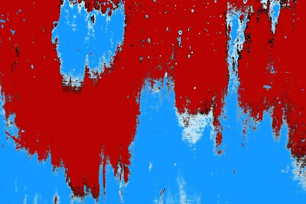 Rood Blauw Zwart Gekleurde Grunge Muur Textuur Achtergrond — Stockfoto