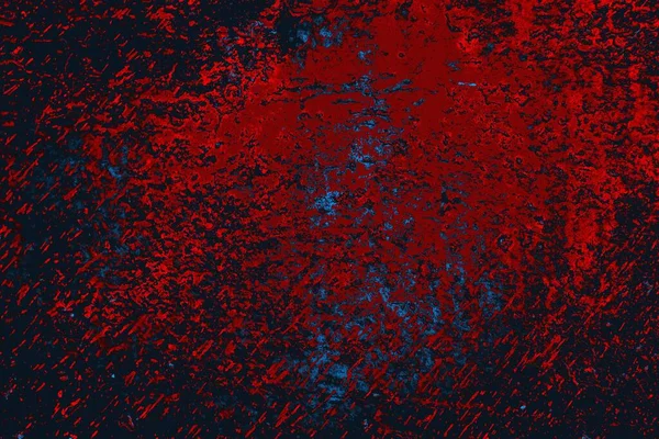 Kırmızı ve mavi renkli grungy duvar, desenli arka plan