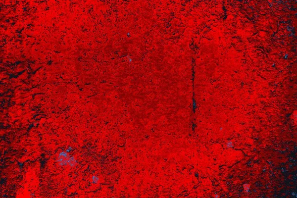 Kırmızı ve mavi renkli grungy duvar, desenli arka plan