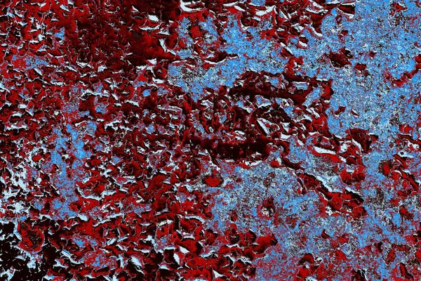 Dökülen boya paslı metal dokusu