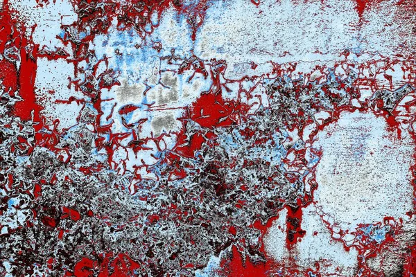 Dökülen boya paslı metal dokusu