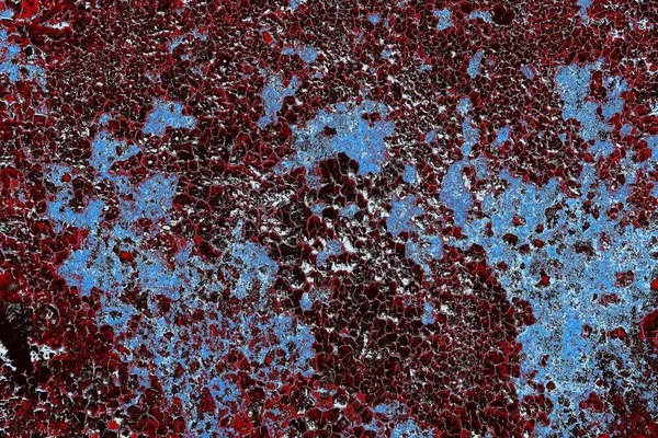 Dökülen boya paslı metal dokusu