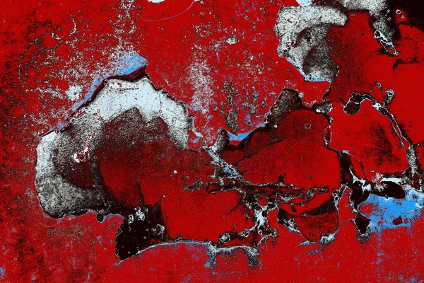 Dökülen boya paslı metal dokusu