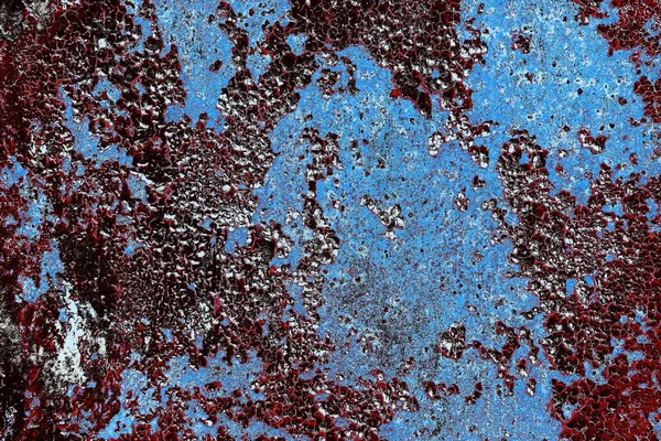 Dökülen boya paslı metal dokusu