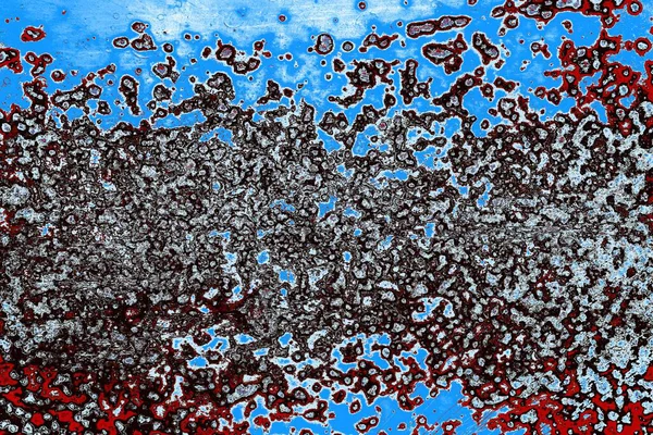 Çizik ve çatlaklarla metal doku