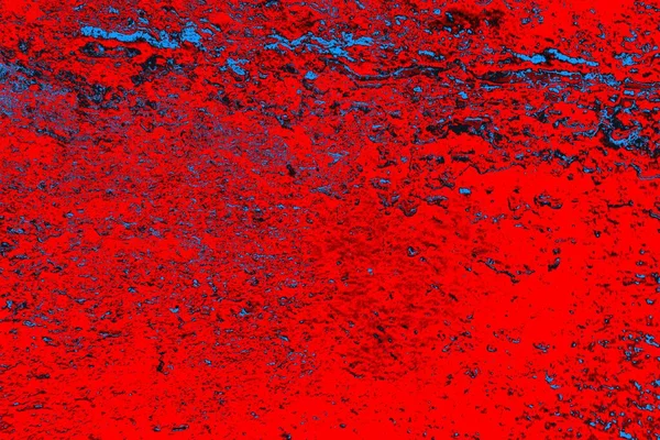 Kırmızı ve mavi renkli grungy duvar, desenli arka plan