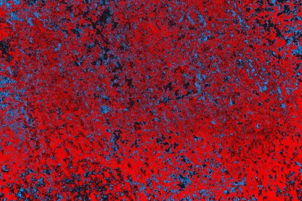 Neon kırmızı ve mavi renkli grunge duvar dokusu arkaplanı