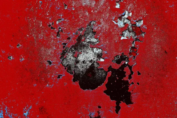 Dökülen boya paslı metal dokusu