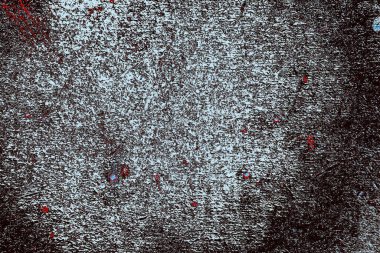 Kırık tarih arkaplanı olan kırmızı, mavi ve siyah grunge duvar