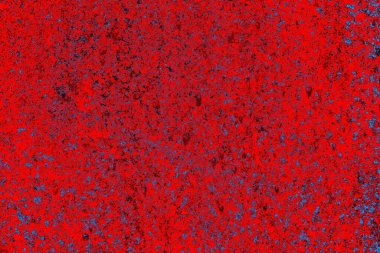 Parlak kırmızı ve mavi renkli grunge duvar dokusu arkaplanı