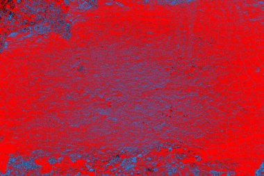 Kırmızı ve mavi renkli grunge duvar dokusu arkaplanı