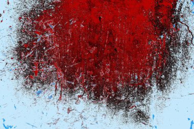 Çizik ve çatlaklarla metal doku