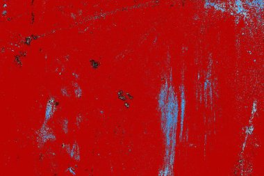 Çizik ve çatlaklarla metal doku