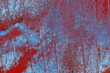 Çizik ve çatlaklarla metal doku